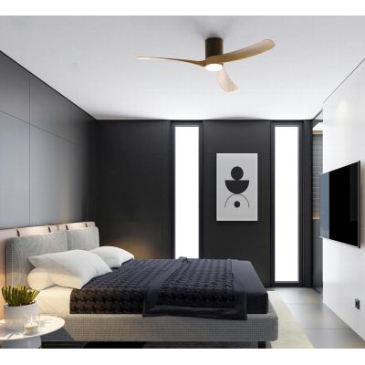 NEMO II VENTILATORE A 3 PALE D132 CM LED 19W LUCE DIMMERABILE 4 COLORI TELECOMANDO INCLUSO