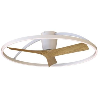 NEPAL II VENTILATORE MODERNO 3 COLORI LED 44W DIMMERABILE DIAMETRO CM 100 CON TELECOMANDO INCLUSO