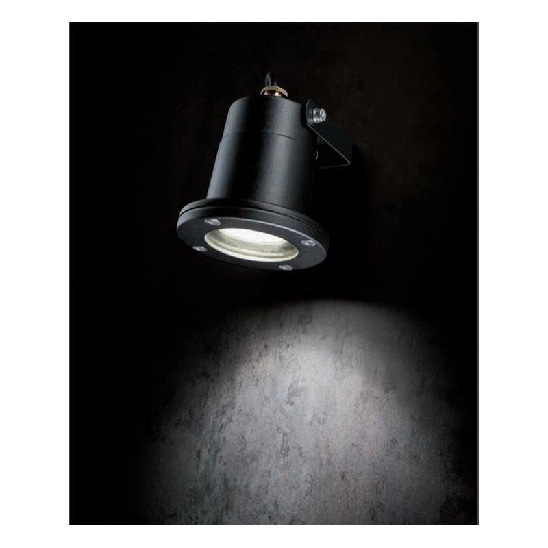 SPOT FARETTO DA ESTERNO ORIENTABILE IP55 NERO LAMPADINA GU10 DI SOVIL Sovil - Cristalensi Shop Online
