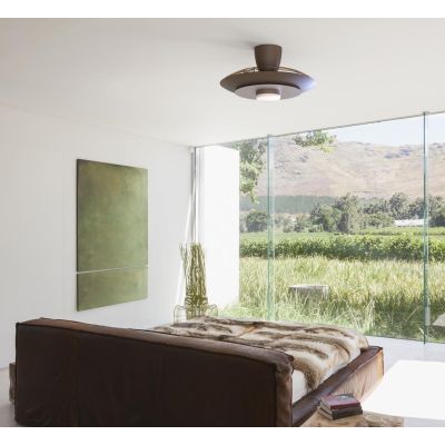 KYOTO VENTILATORE D106 CM CON PALE A SCOMPARSA LED 20W DIMMERABILE 2 COLORI CON TELECOMANDO INCLUSO