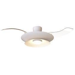 PATAGONIA VENTILATORE CON PALE A SCOMPARSA D106 CM LED 20W DIMMERABILE 2 COLORI CON TELECOMANDO INCLUSO 2