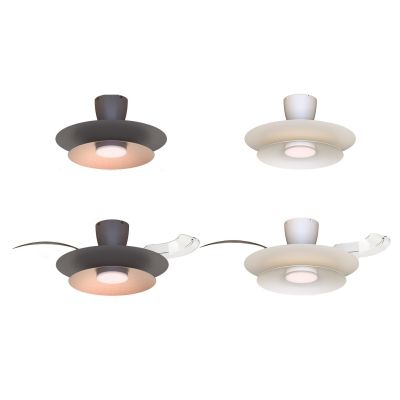 PATAGONIA VENTILATORE CON PALE A SCOMPARSA D106 CM LED 20W DIMMERABILE 2 COLORI CON TELECOMANDO INCLUSO
