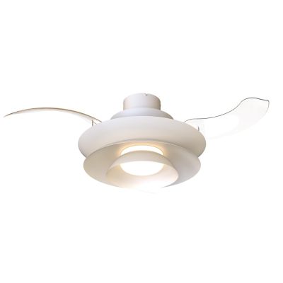 ACONCAGUA VENTILATORE CON PALE A SCOMPARSA D106 CM LED 20W DIMMERABILE 2 COLORI CON TELECOMANDO INCLUSO