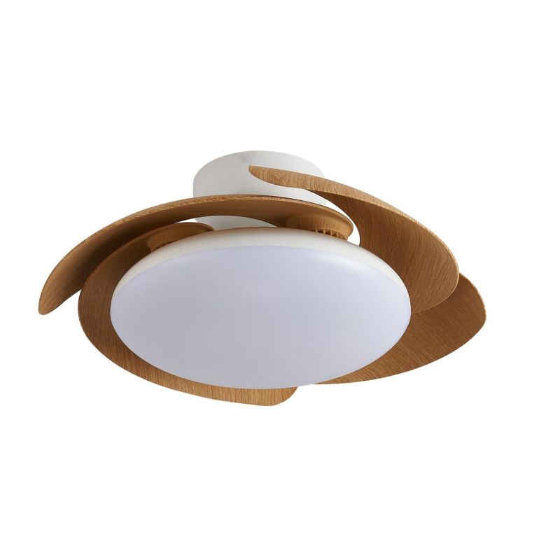 ALOHA II VENTILATORE D83 CM CON PALE A SCOMPARSA LED 40W DIMMERABILE 2 COLORI TELECOMANDO INCLUSO