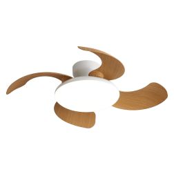 ALOHA II VENTILATORE D83 CM CON PALE A SCOMPARSA LED 40W DIMMERABILE 2 COLORI TELECOMANDO INCLUSO 2
