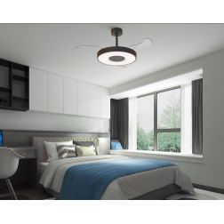 COIN SMART VENTILATORE CON PALE A SCOMPARSA D106 CM LED 40W DIMMERABILE 5 COLORI TELECOMANDO INCLUSO 2
