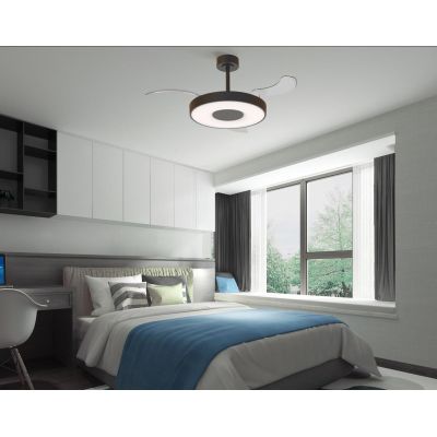 COIN SMART VENTILATORE CON PALE A SCOMPARSA D106 CM LED 40W DIMMERABILE 5 COLORI TELECOMANDO INCLUSO