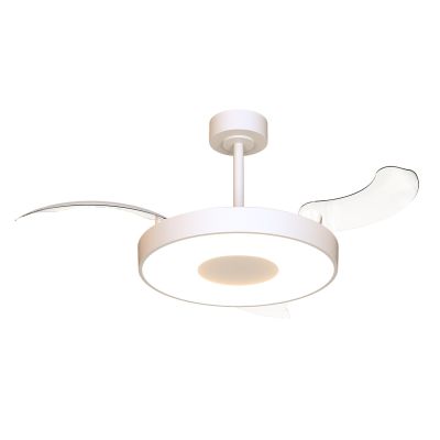 COIN SMART MINI VENTILATORE CON PALE A SCOMPARSA D90 CM LED 36W DIMMERABILE 5 COLORI TELECOMANDO INCLUSO