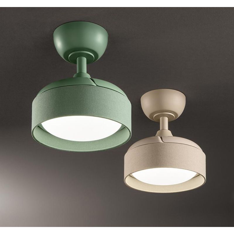CLEO PICCOLO VENTILATORE D55 CM PALE A SCOMPARSA LED 22W LUCE CCT DIMMERABILE 2 COLORI TELECOMANDO INCLUSO