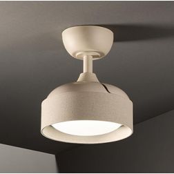 CLEO PICCOLO VENTILATORE D55 CM PALE A SCOMPARSA LED 22W LUCE CCT DIMMERABILE 2 COLORI TELECOMANDO INCLUSO 2