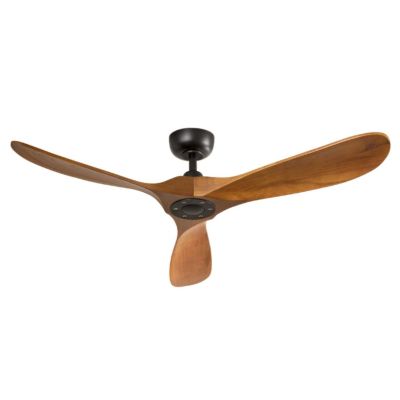 RUNA VENTILATORE SENZA LUCE CON 3 PALE IN LEGNO 2 COLORI D130 CM CON TELECOMANDO INCLUSO