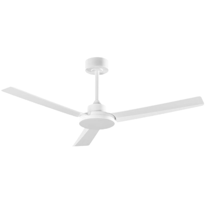 VENTO VENTILATORE BIANCO D132 CM 3 PALE LED 15W LUCE CCT DIMMERABILE TELECOMANDO INCLUSO