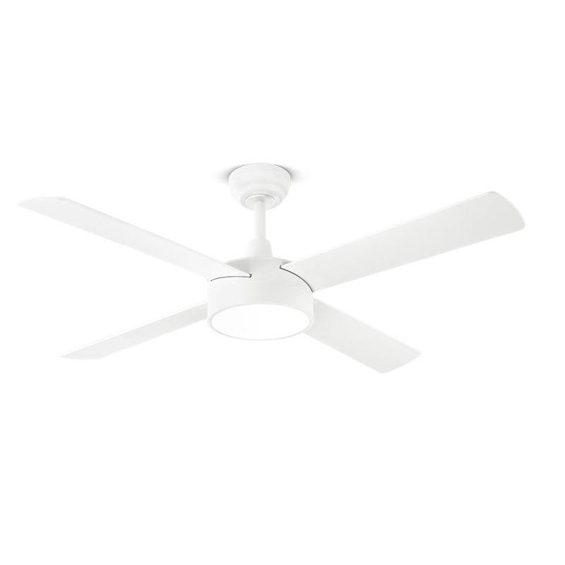 ORIONE VENTILATORE D132 CM CON 4 PALE REVERSIBILI LED 22W LUCE CCT DIMMERABILE TELECOMANDO INCLUSO