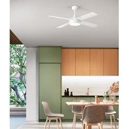ORIONE VENTILATORE D132 CM CON 4 PALE REVERSIBILI LED 22W LUCE CCT DIMMERABILE TELECOMANDO INCLUSO 2