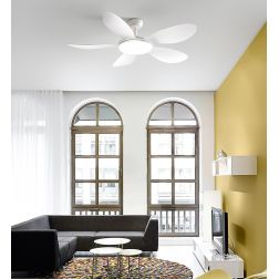 SMARTI VENTILATORE 5 PALE D130 CM LED 36W LUCE CCT DIMMERABILE TELECOMANDO INCLUSO MODERNO
