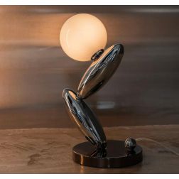 RESONANCE LAMPADA DA TAVOLO LED 6W LUCE 3000K DIMMERABILE ALTEZZA 37 CM DESIGN MODERNO