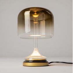 SPIRITO LAMPADA DA TAVOLO LED CON DIFFUSORE IN VETRO SFUMATO 3 COLORI LUCE 3000K DIMMERABILE MODERNO 2