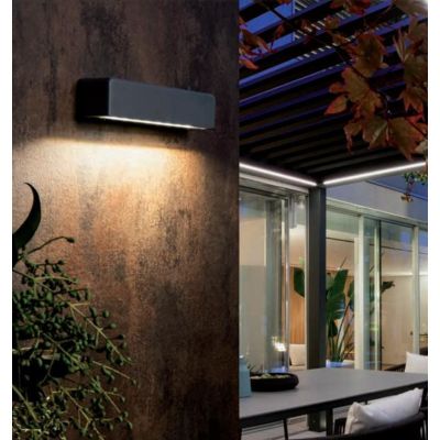 UNIT APPLIQUE SEGNAPASSO IP65 LED 9W SOSTITUIBILE IN ALLUMINIO BIANCO O ANTRACITE DI SOVIL Sovil - Cristalensi Shop Online