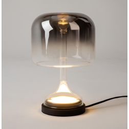 SPIRITO LAMPADA DA TAVOLO LED CON DIFFUSORE IN VETRO SFUMATO 3 COLORI LUCE 3000K DIMMERABILE MODERNO