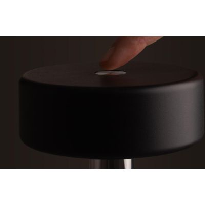 AI COLLABORATION LUMETTO IN VETRO E METALLO CON BATTERIA RICARICABILE LED 3W TOUCH DIMMER 4 COLORI