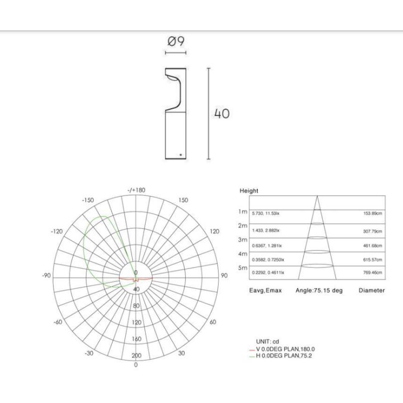 COBRA PALO DA ESTERNO 2 MISURE IP54 LED 9W LUCE 3000K-4000K ALLUMINIO ANTRACITE DI SOVIL Sovil - Cristalensi Shop Online