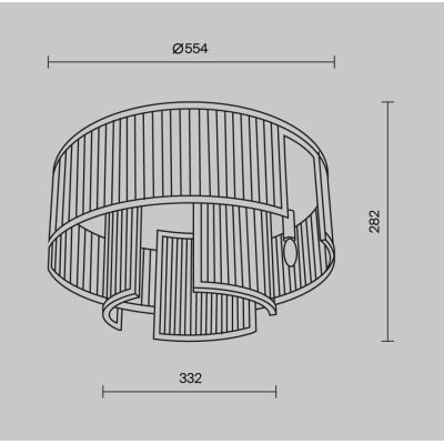FRAME PLAFONIERA CLASSICA IN METALLO ORO E VETRO TRASPARENTE RIGATO 2 MISURE LAMPADINE ATTACCO E14