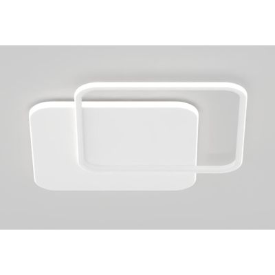 EARTH LAMPADA DA PARETE O SOFFITTO QUADRATA BIANCA O ORO CM 59X59 LED 42W LUCE CCT 3000K-4000KMODERNA