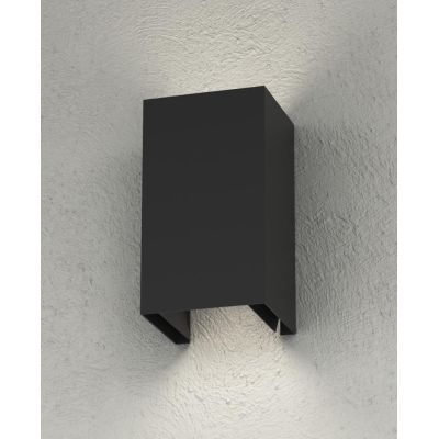 SPA PLUS APPLIQUE DA ESTERNO IP54 BIEMISSIONE CON FLUSSO LUMINOSO REGOLABILE ALLUMINIO 4 COLORI LAMPADINE GX53 SOSTITUIBILI
