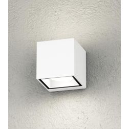 SPA APPLIQUE DA ESTERNO IP54 BIEMISSIONE DI LUCE IN ALLUMINIO 4 COLORI LAMPADINE GX53 SOSTITUIBILI MODERNA 2