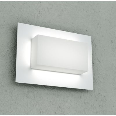 MIAMI PLUS APPLIQUE PLAFONIERA RETTANGOLARE IP54 IN ALLUMINIO 5 COLORI DIFFUSORE BIANCO LAMPADINE GX53 SOSTITUIBILI