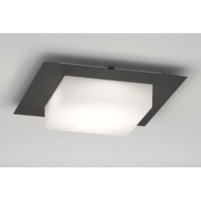 MIAMI PLUS APPLIQUE PLAFONIERA QUADRATA IP54 IN ALLUMINIO 5 COLORI DIFFUSORE BIANCO LAMPADINE GX53 SOSTITUIBILI