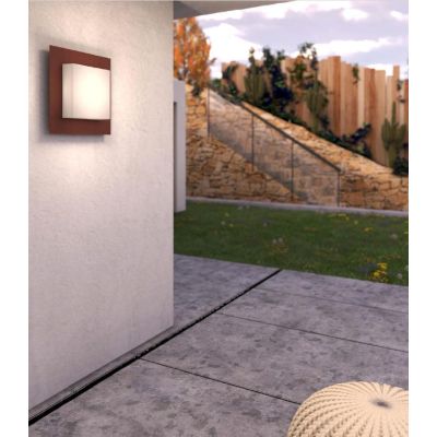 MIAMI PLUS APPLIQUE PLAFONIERA QUADRATA IP54 IN ALLUMINIO 5 COLORI DIFFUSORE BIANCO LAMPADINE GX53 SOSTITUIBILI