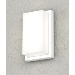 MIAMI PLUS PLAFONIERA APPLIQUE RETTANGOLARE IP54 IN ALLUMINIO CON DIFFUSORE BIANCO LAMPADINE GX53 SOSTITUIBILI