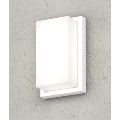 MIAMI PLUS PLAFONIERA APPLIQUE RETTANGOLARE IP54 IN ALLUMINIO CON DIFFUSORE BIANCO LAMPADINE GX53 SOSTITUIBILI