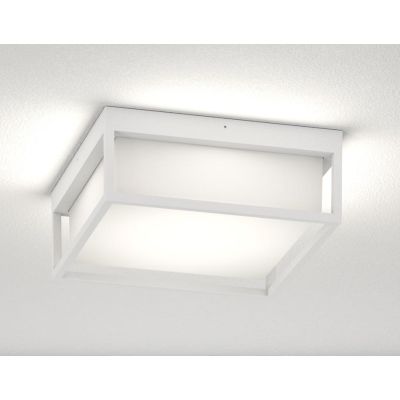 OSAKA PLAFONIERA APPLIQUE QUADRATA IP54 IN ALLUMINIO DI 4 COLORI CON LAMPADINE GX53 SOSTITUIBILI MODERNA