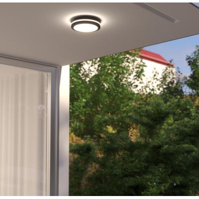 SOHO PLAFONIERA APPLIQUE D30 CM IN ALLUMINIO 3 COLORI ROTONDA LAMPADINE GX53 SOSTITUIBILI MODERNA