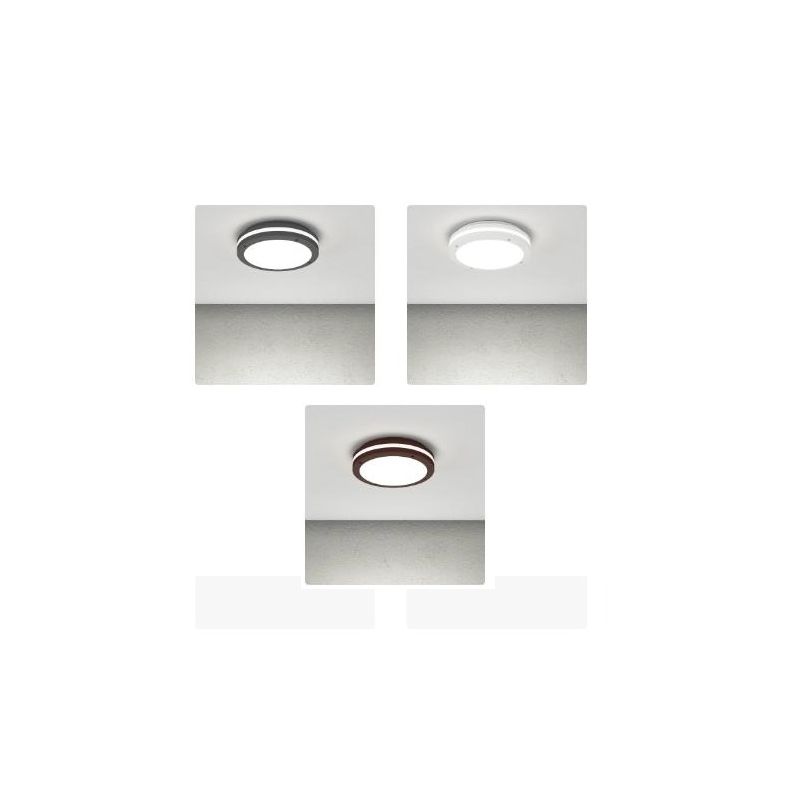 SOHO PLAFONIERA APPLIQUE D30 CM IN ALLUMINIO 3 COLORI ROTONDA LAMPADINE GX53 SOSTITUIBILI MODERNA