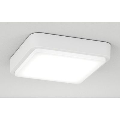 IRVINE PLAFONIERA APPLIQUE QUADRATA 36X36 CM IN ALLUMINIO 3 COLORI IP54 LAMPADINE GX53 SOSTITUIBILI MODERNA