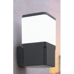 VIRGILIO APPLIQUE IN RESINA IP55 ANTI CORROSIONE NERA, BIANCA E GRIGIA MADE IN ITALY FUMAGALLI