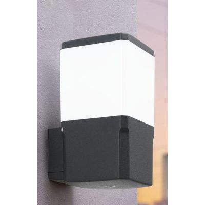 VIRGILIO APPLIQUE IN RESINA IP55 ANTI CORROSIONE NERA, BIANCA E GRIGIA MADE IN ITALY FUMAGALLI