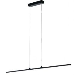 SOSPENSIONE LINEARE LUNGHEZZA 100 CM IN METALLO BIANCO O NERO LED 29W LUCE 3000K-4000K MODERNA 2