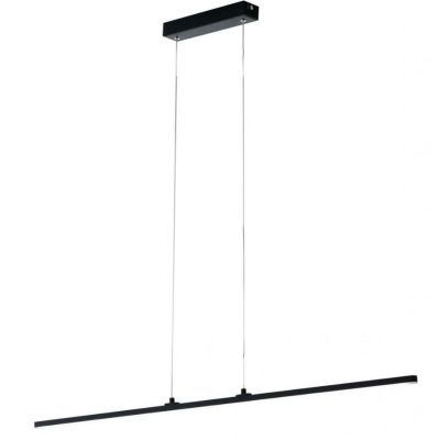 SOSPENSIONE LINEARE LUNGHEZZA 100 CM IN METALLO BIANCO O NERO LED 29W LUCE 3000K-4000K MODERNA