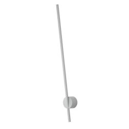 APPLIQUE LED 9W IN METALLO BIANCO O NERO LUCE INDIRETTA 3000K-4000K CON BACCHETTA ORIENTABILE MODERNA 2