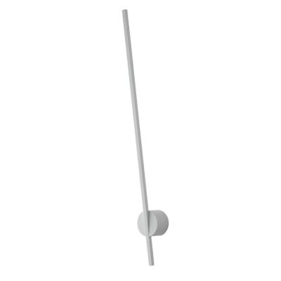 APPLIQUE LED 9W IN METALLO BIANCO O NERO LUCE INDIRETTA 3000K-4000K CON BACCHETTA ORIENTABILE MODERNA