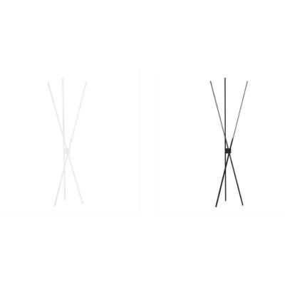 PIANTANA TREPPIEDI LED 31W IN METALLO BIANCO O NERO LUCE CCT 3000K-4000K ALTEZZA 160 CM DESIGN MODERNO