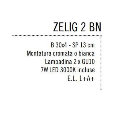 ZELIG 2 BINARIO IN METALLO BIANCO, NERO O CROMO DIREZIONABILE CON LAMPADINE LED Illuminando - Cristalensi Shop Online