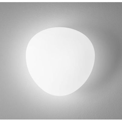 NIVES PLAFONIERA MODERNA IN VETRO BIANCO IP44 D23 CM LAMPADINA ATTACCO E27