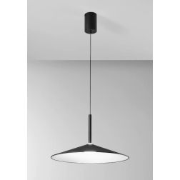 KHAN SOSPENSIONE IN METALLO 4 COLORI D48 CM LED 18W LUCE CCT 2700K-3200K-4000K DESIGN MODERNO 2