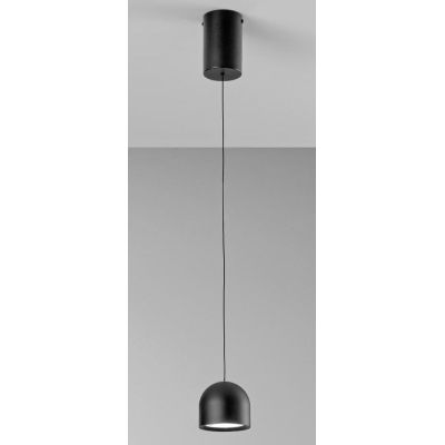 YOYO PICCOLA SOSPENSIONE SALISCENDI IN METALLO BIANCO E NERO LED 6W LUCE 3000K DESIGN MODERNO