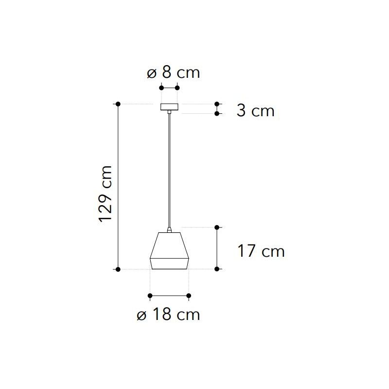 SOSPENSIONE IN CEMENTO GRIGIO D18 CM FORMA ARROTONDATA LAMPADINA ATTACCO E27 DESIGN MODERNO